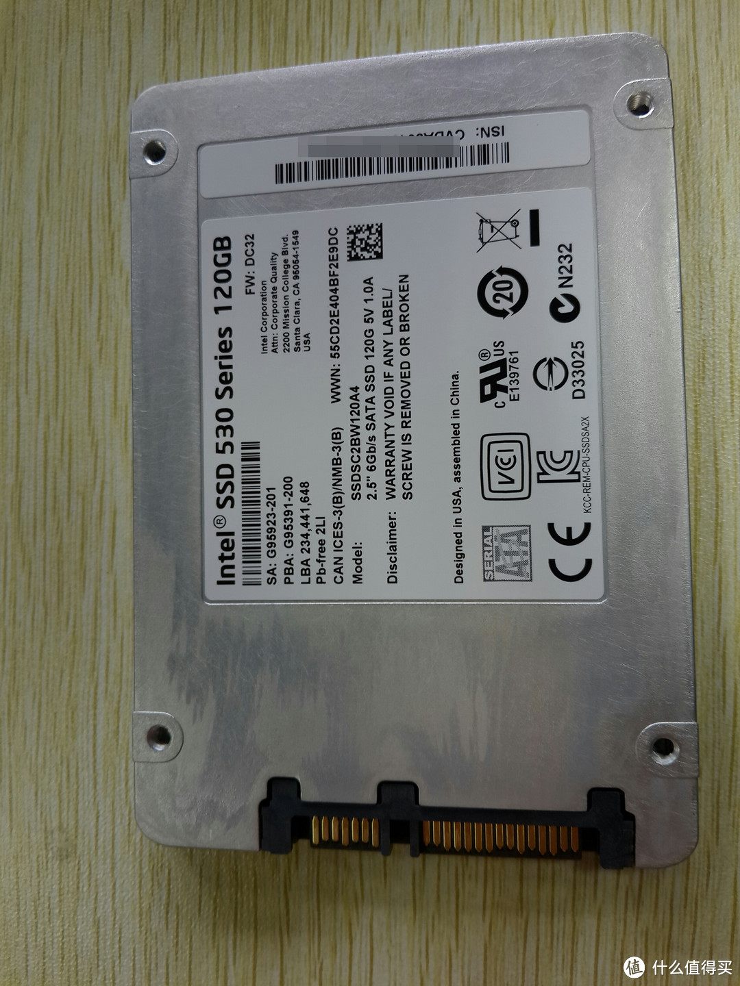 机机变新机 全靠ssd：Intel 英特尔 530 系列固态硬盘 120G  SATA3接口 SSDSC2BW120A401