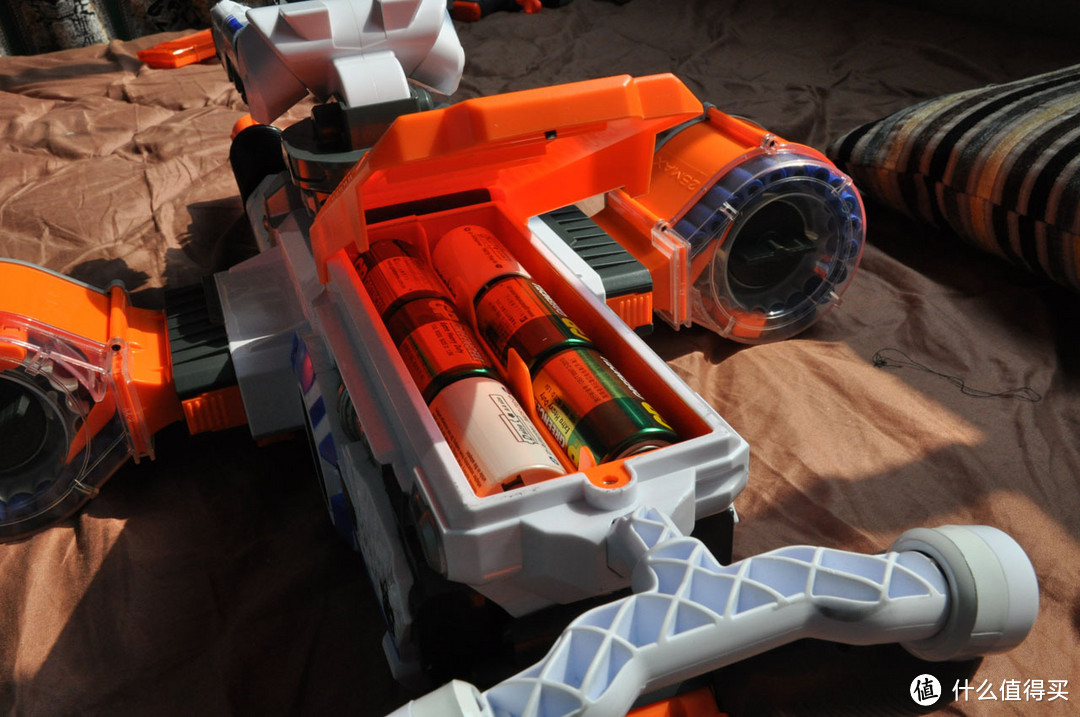 镇宅物！Nerf N-Strike Elite Rhino-Fire Blaster 白化犀牛 双筒发射器