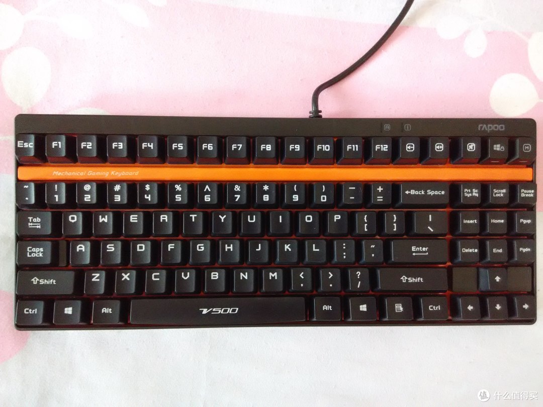 国产机械轴诚意之作:RAPOO 雷柏 V500 机械键盘 使用体验