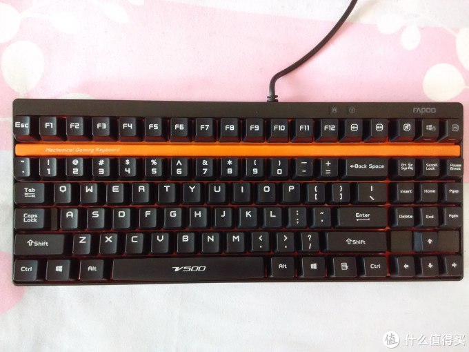 国产机械轴诚意之作:rapoo 雷柏 v500 机械键盘 使用体验