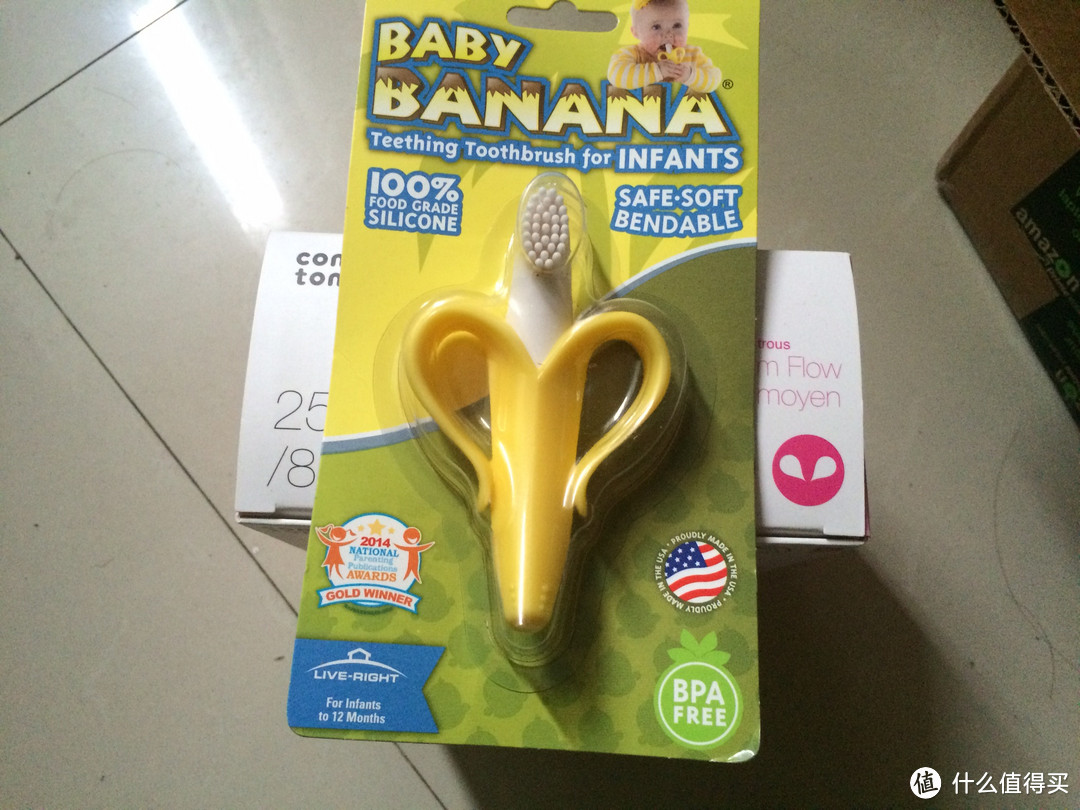 第一次海淘 comotomo 可么可么 奶瓶 & Baby Banana 婴儿牙胶牙刷