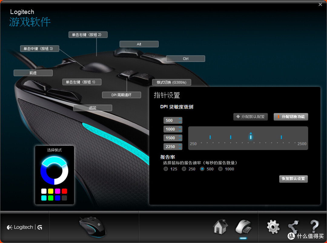 同步升级:HyperX 骇客神条 4G & Logitech 罗技 G300s 鼠标