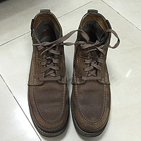 其乐鞋号对比：Clarks 其乐 Stewey Hi Mahogany Leather 高帮男靴