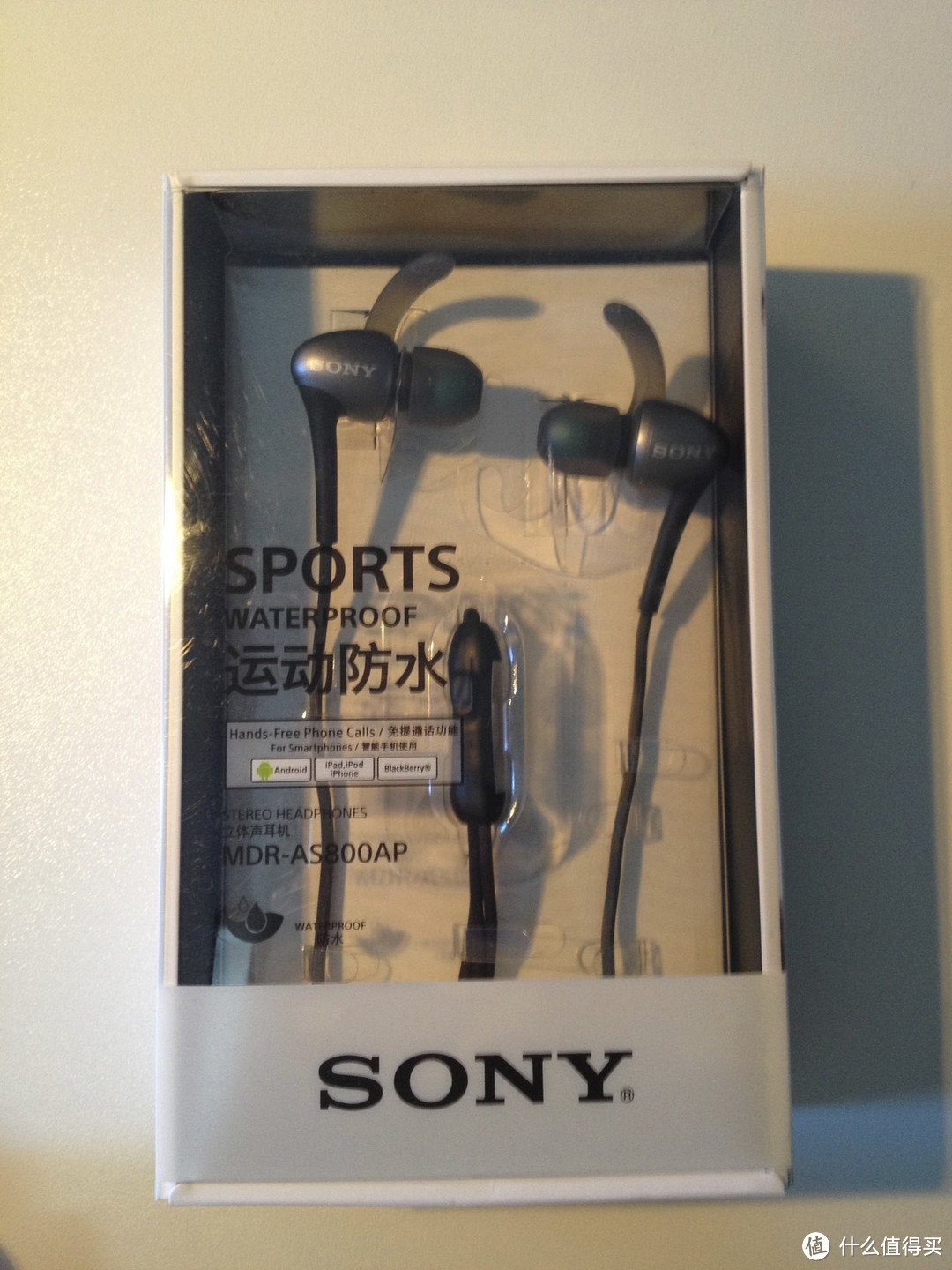 SONY 索尼 MDR-AS800AP 入耳式耳机 运动耳机