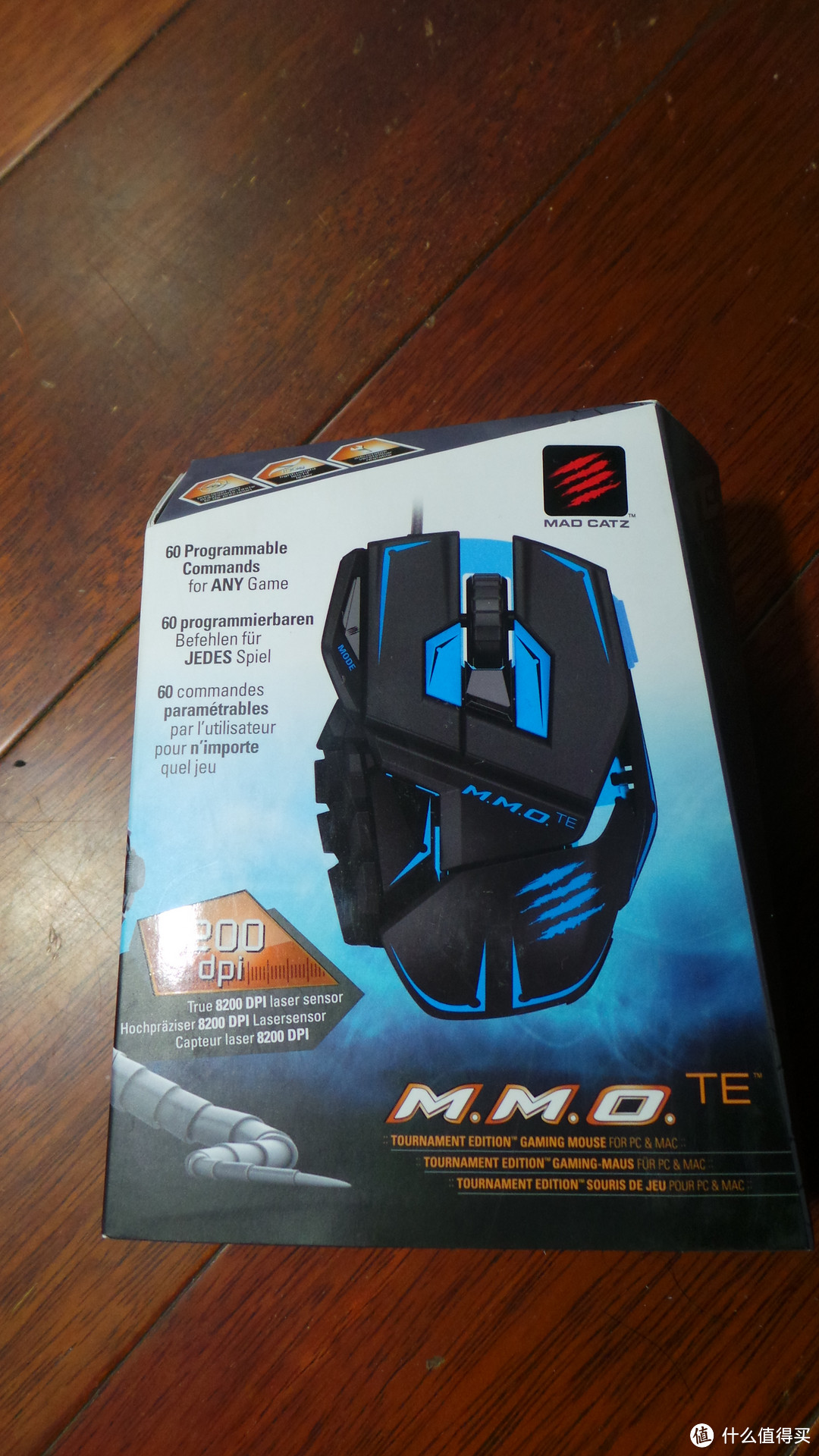 Mad Catz 美加狮 M.M.O.TE 游戏竞赛鼠标 蓝灵版