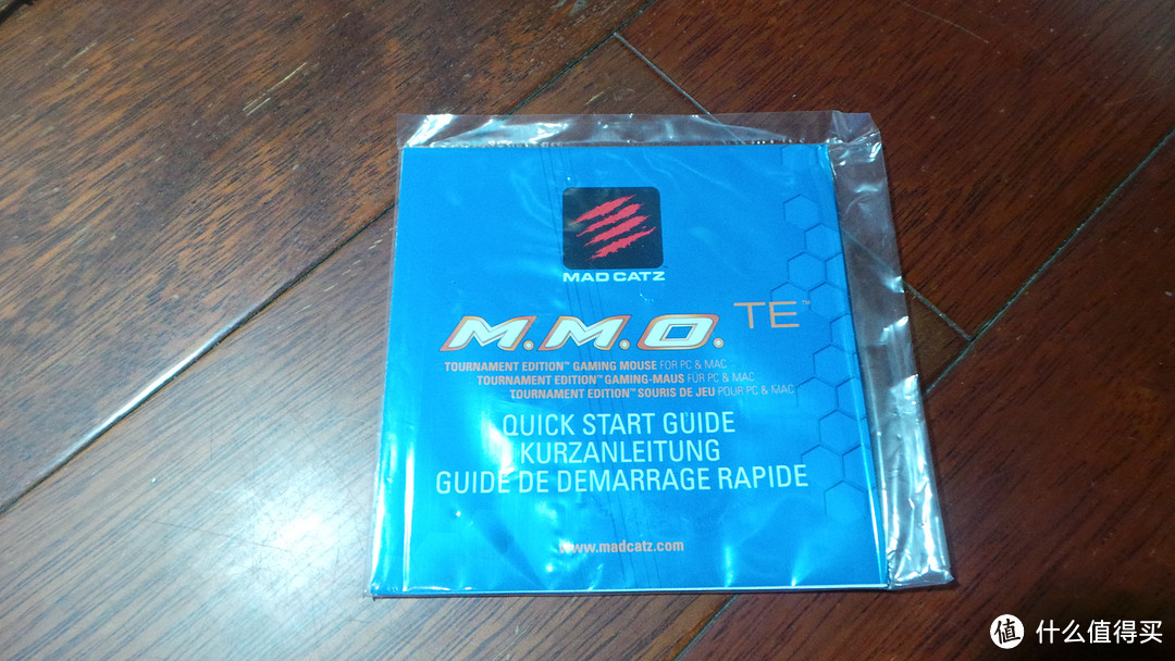 Mad Catz 美加狮 M.M.O.TE 游戏竞赛鼠标 蓝灵版