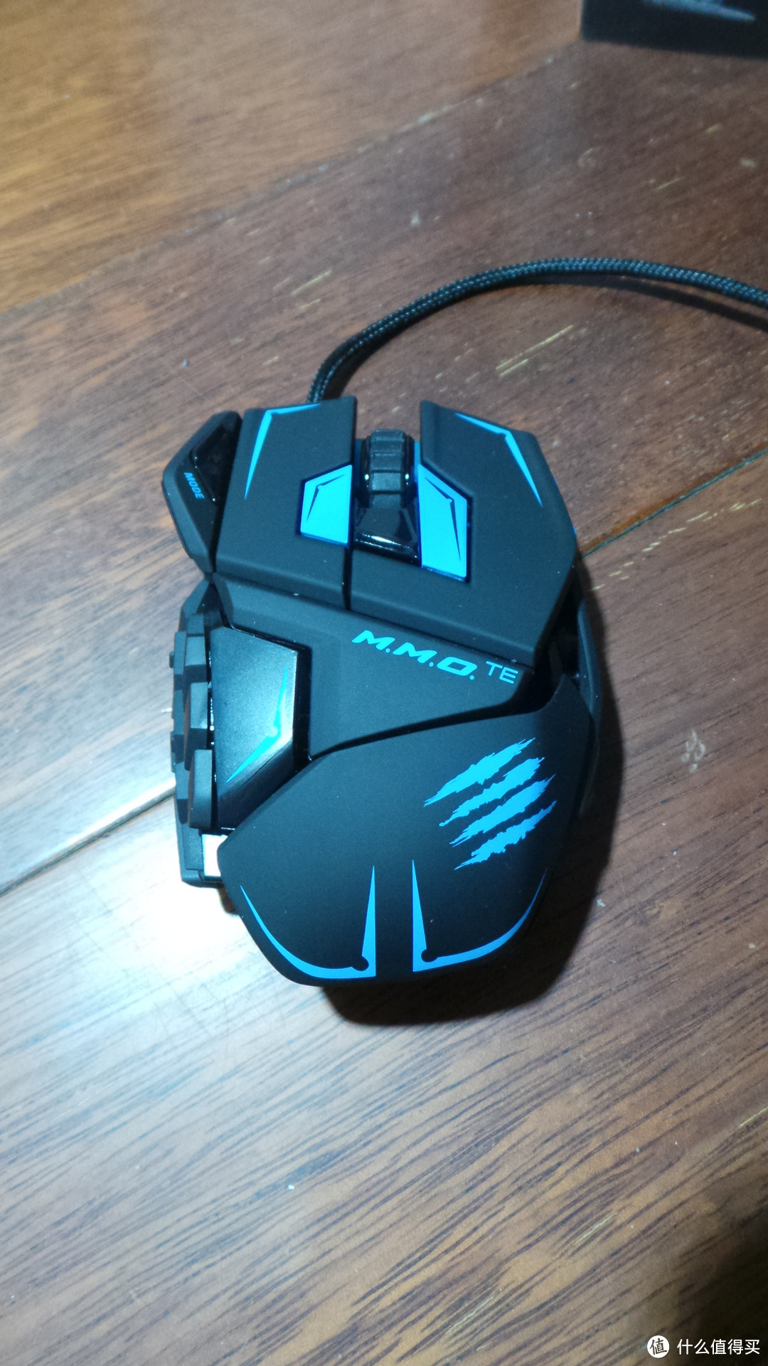 Mad Catz 美加狮 M.M.O.TE 游戏竞赛鼠标 蓝灵版