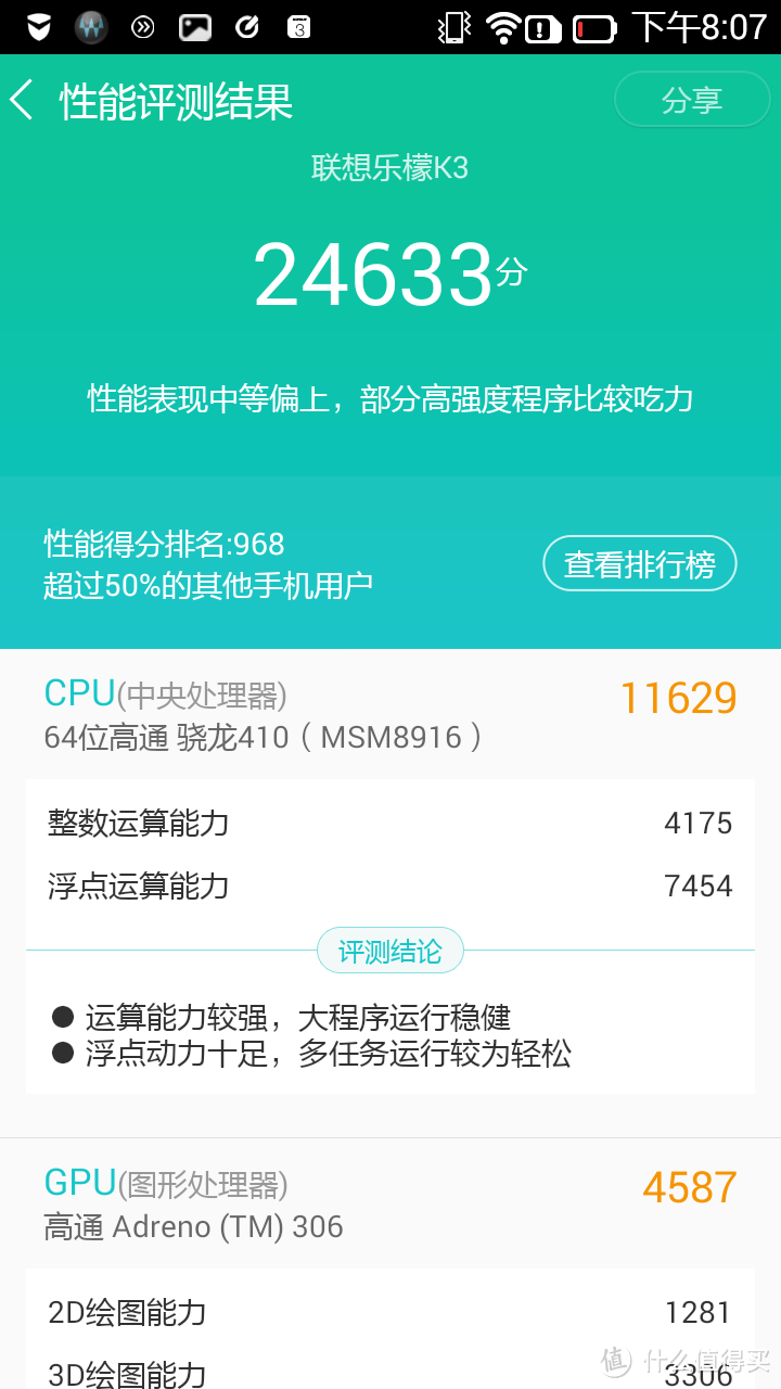 性价比的选择——联想乐檬K3评测报告