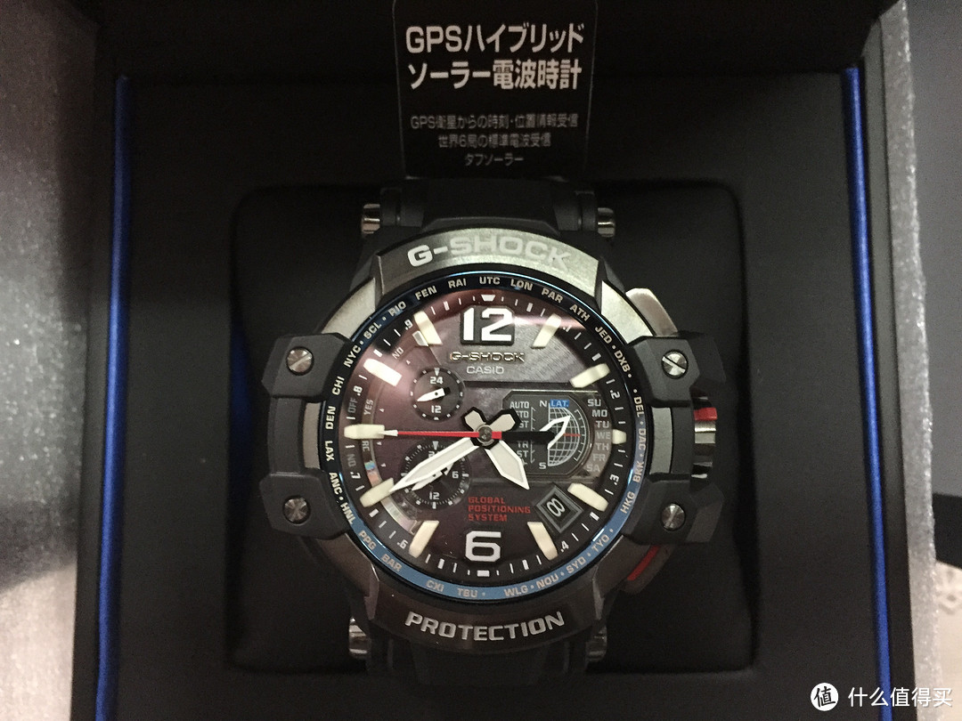 GPS与6局电波双对时：CASIO 卡西欧 G-SHOCK GPW-1000 男款腕表