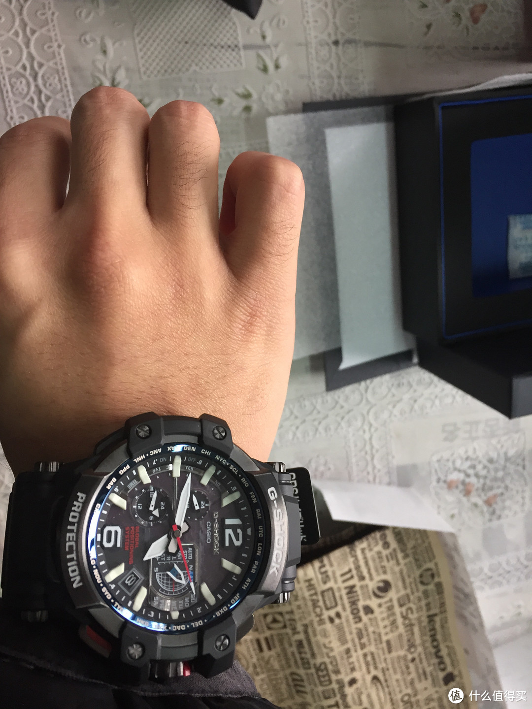 GPS与6局电波双对时：CASIO 卡西欧 G-SHOCK GPW-1000 男款腕表