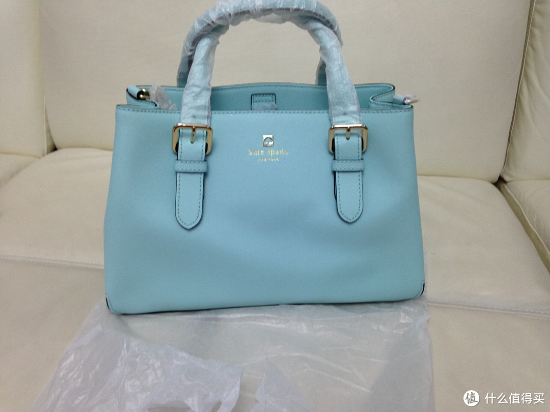 Kate Spade Cove Street Provence（CY BLUE小清新蓝色）单肩手拎两用包包