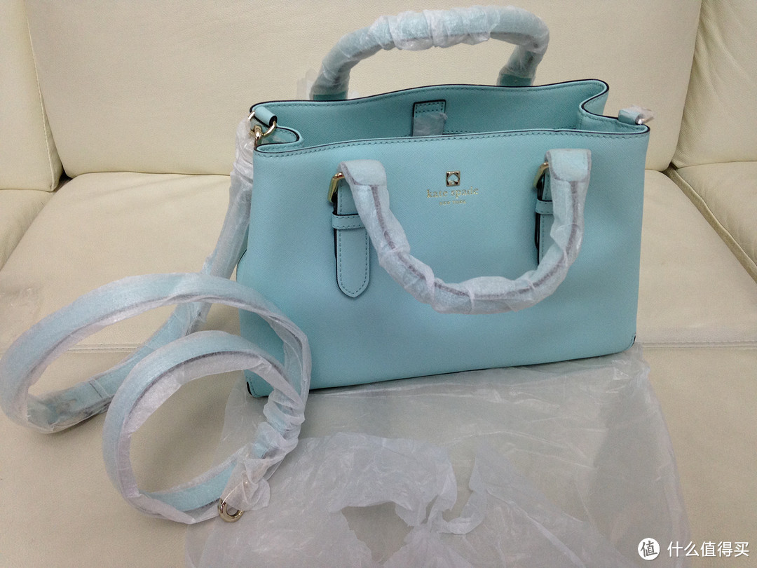 Kate Spade Cove Street Provence（CY BLUE小清新蓝色）单肩手拎两用包包