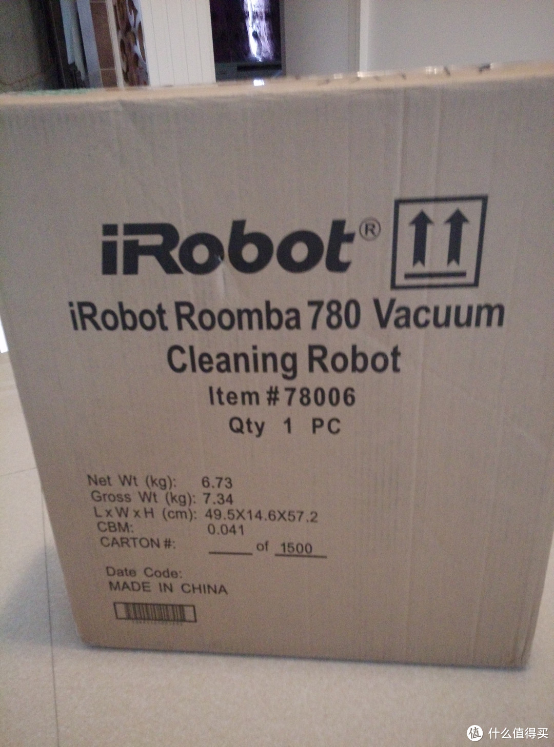 日亚入手 iRobot Roomba 780 智能扫地机器人