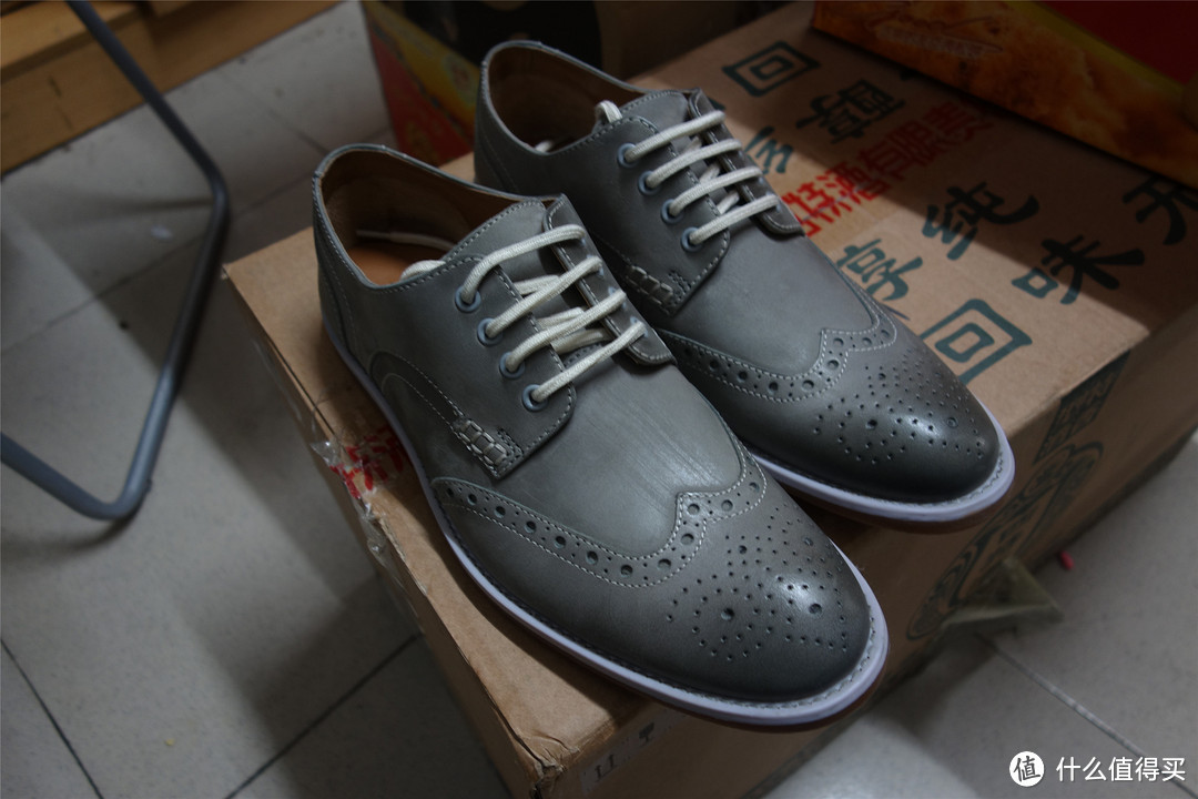 我的第一双雕花：Clarks 其乐 Farli Limit Oxford 雕花男鞋