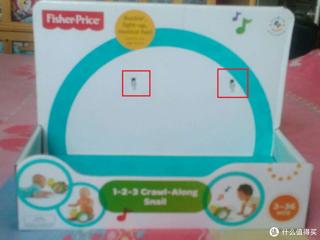 Fisher-Price 费雪 Go Baby Go! 1-2-3 Crawl Along Snail 蜗牛爬行玩具