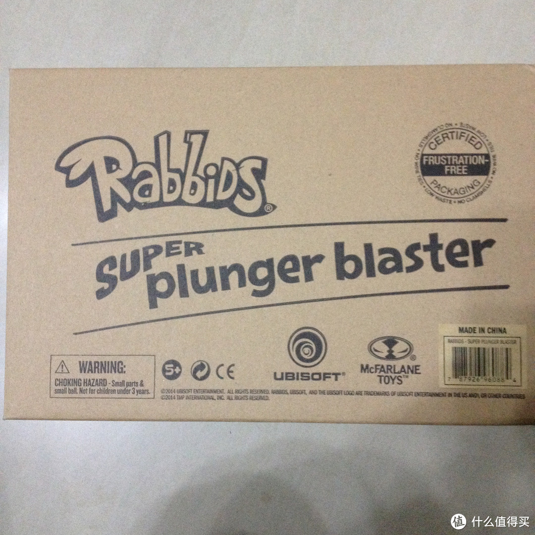 McFarlane TOYS Rabbids Super Plunger Blaster 疯兔造型 整蛊玩具手枪