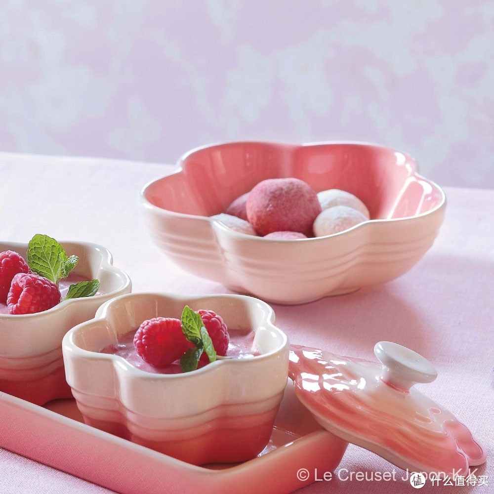 厨房添春意：Le Creuset 2015 花朵系列锅具/餐具在日本上市