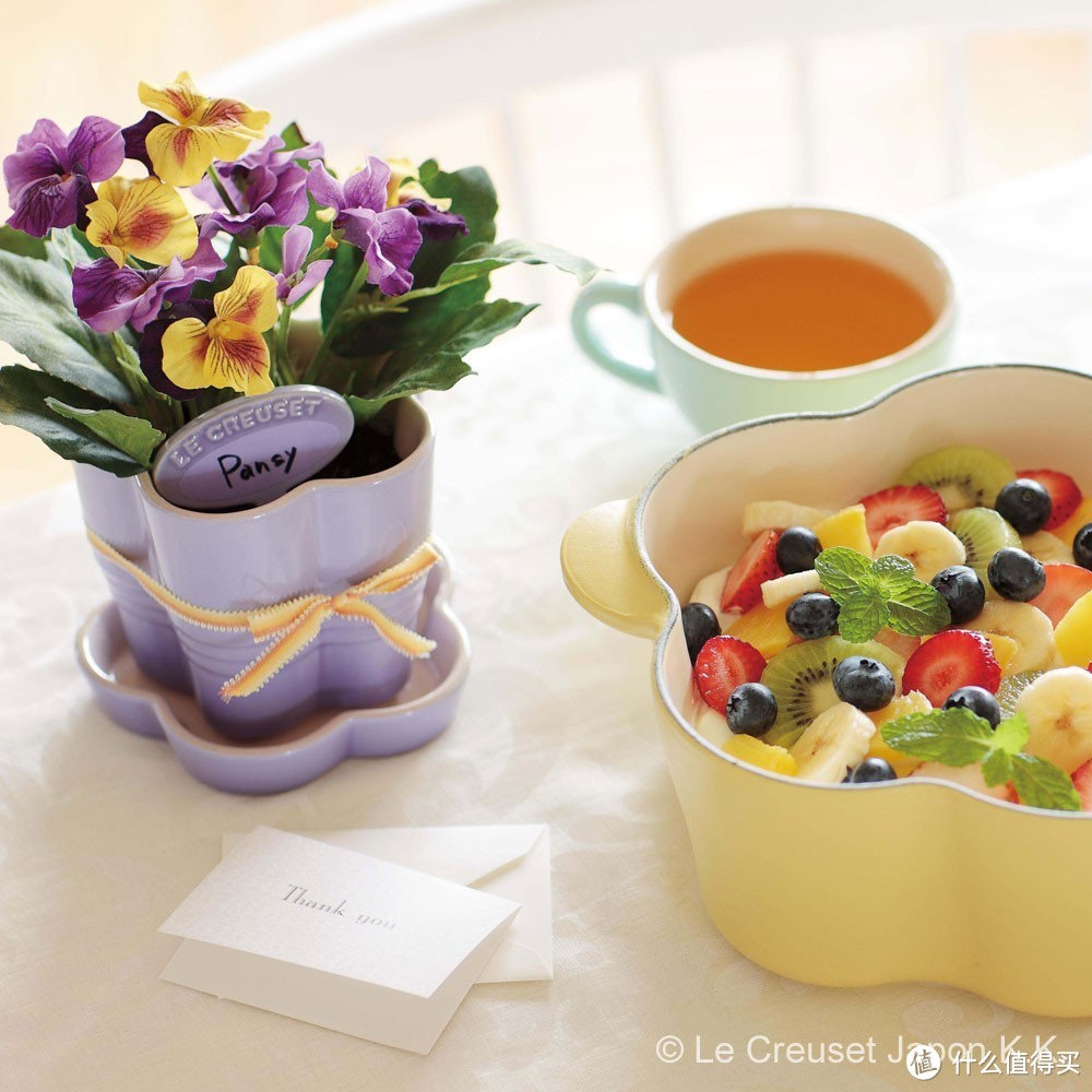 厨房添春意：Le Creuset 2015 花朵系列锅具/餐具在日本上市