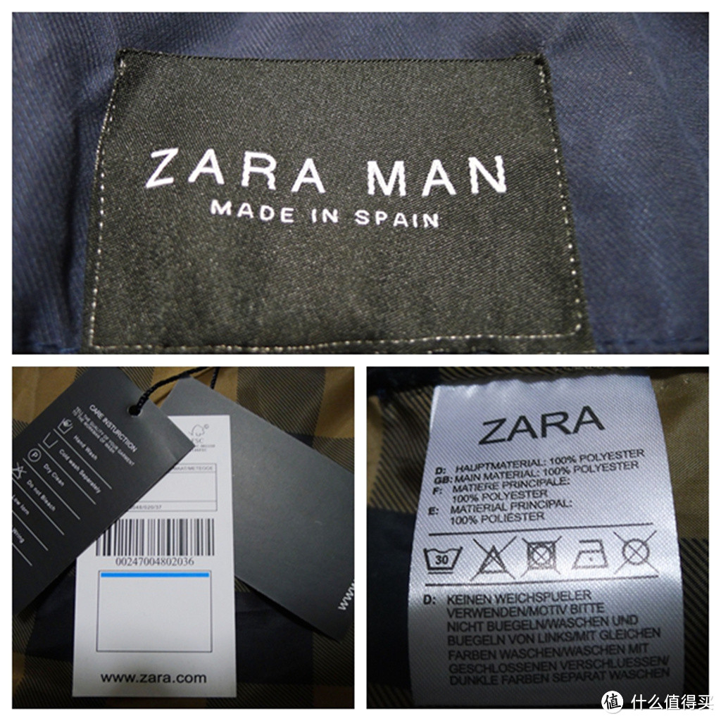 ZARA 男士加厚棉衣 8009