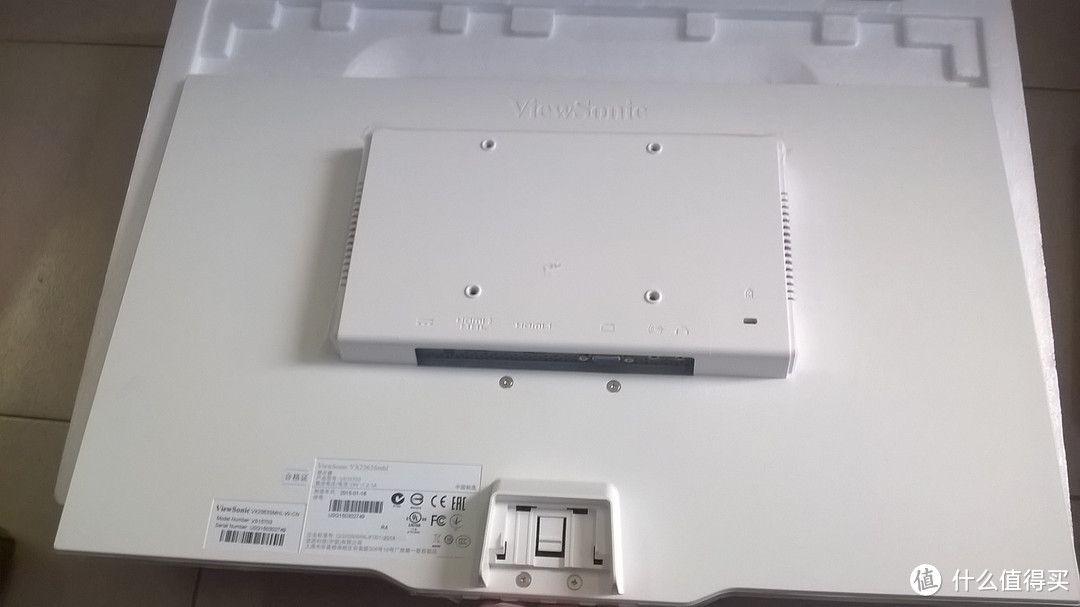 设计狗的护眼之选：ViewSonic 优派 VX2363smhl-W 23英寸AH-IPS LED背光液晶显示器