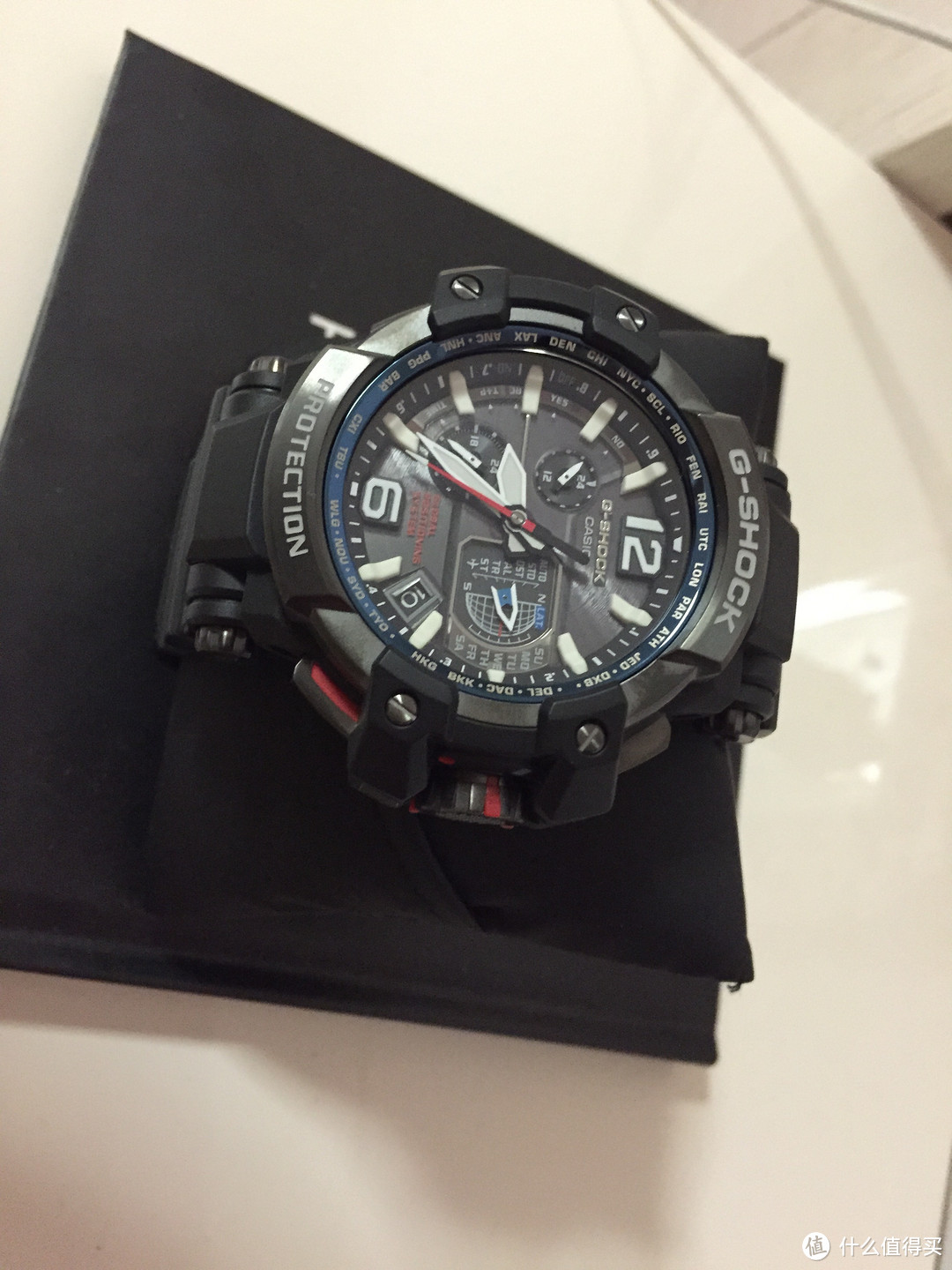 GPS与6局电波双对时：CASIO 卡西欧 G-SHOCK GPW-1000 男款腕表