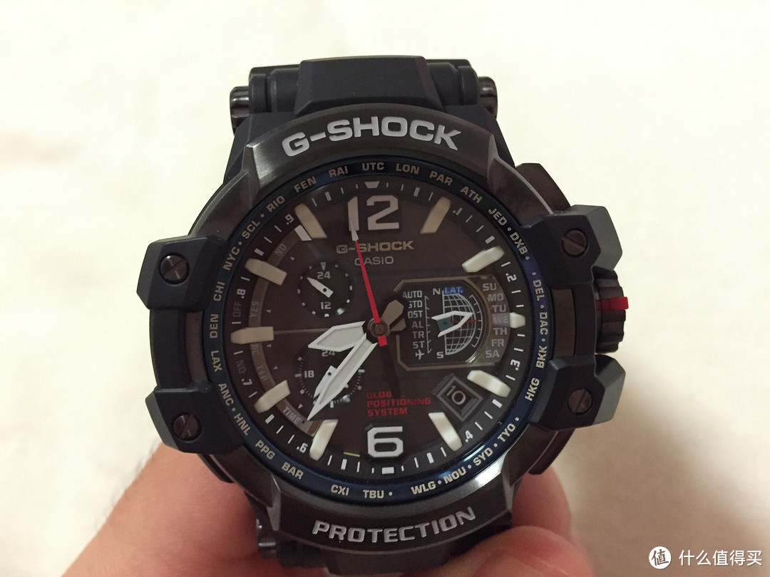 GPS与6局电波双对时：CASIO 卡西欧 G-SHOCK GPW-1000 男款腕表