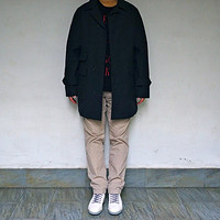 都市机能——nanamica GORE-TEX Soutien Collar Wool Coat 羊绒大衣 上身感受