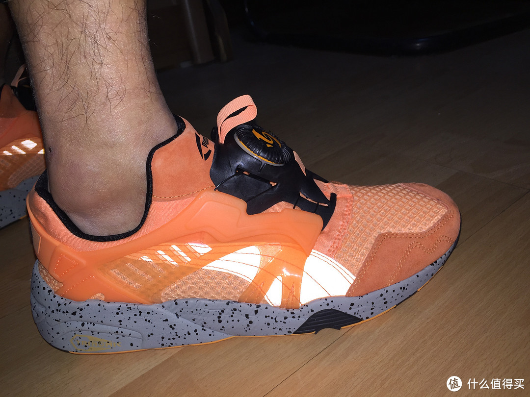 Puma 彪马 Disc Blaze Mesh Evolution Fluro Orange 男款跑鞋