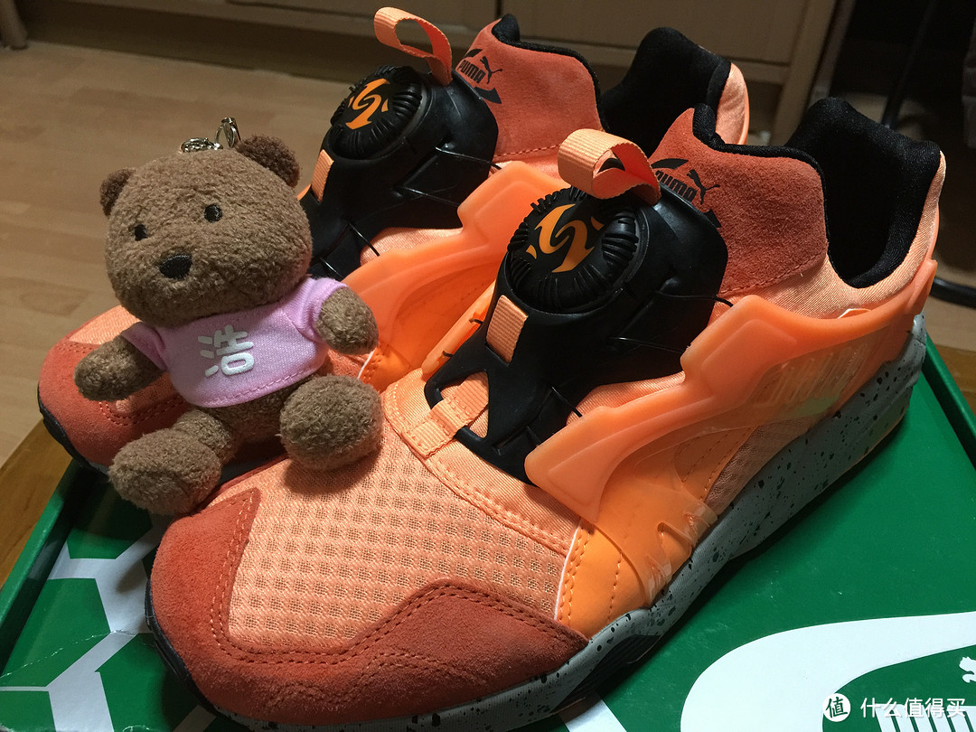 Puma 彪马 Disc Blaze Mesh Evolution Fluro Orange 男款跑鞋