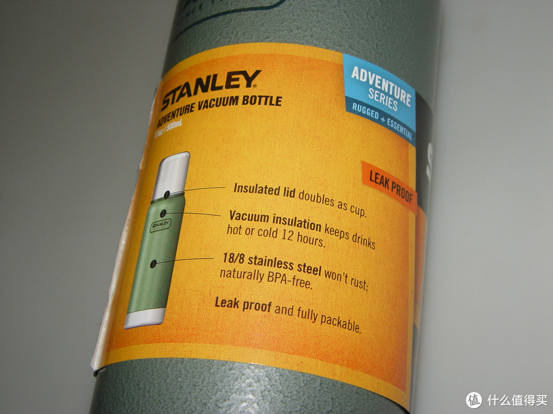 这不是买化肥送的！Stanley 史丹利 探险系列 户外双层真空不锈钢保温瓶保温壶 0.5L