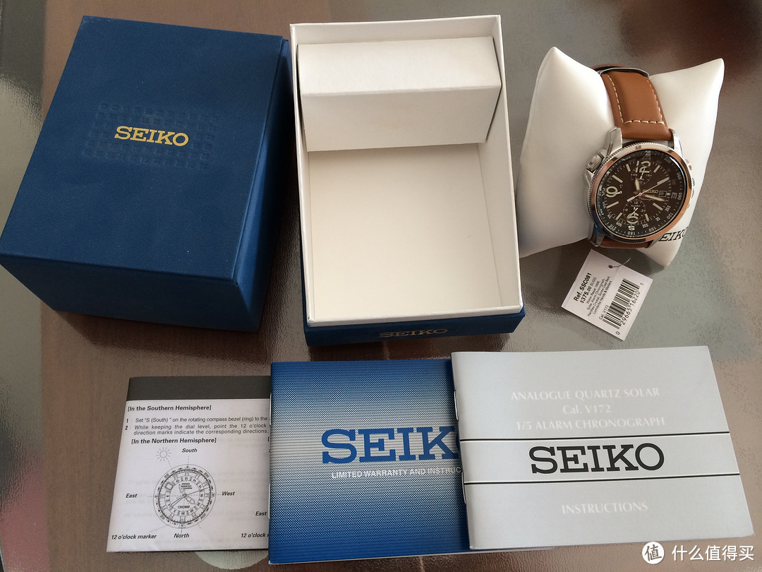 迟来的SEIKO 精工 SSC081 男士光动能腕表