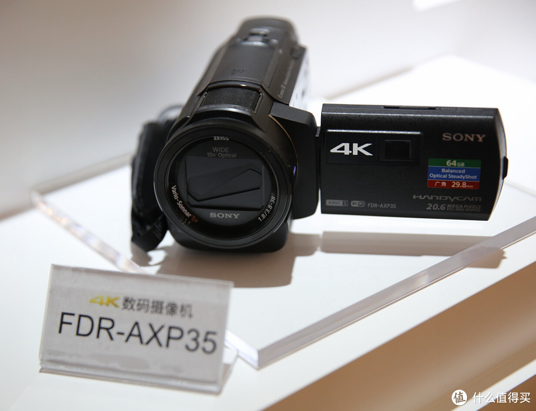 春季摄像新品：SONY 索尼 FDR-AXP35摄像机等产品 国内上市