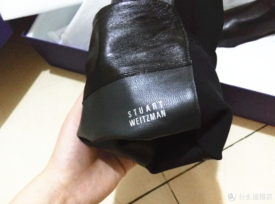 50美元神价入手 STUART WEITZMAN Wedge 拼接过膝坡跟靴