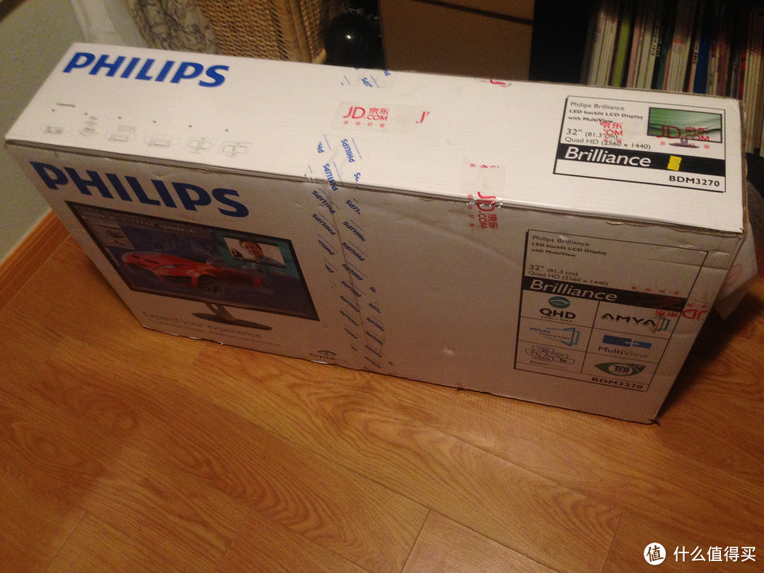 PHILIPS 飞利浦 BDM3270QP 32寸显示器 开箱体验