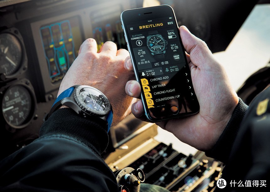 更专注于计时：BREITLING 百年灵 发布 B55 Connected 智能腕表