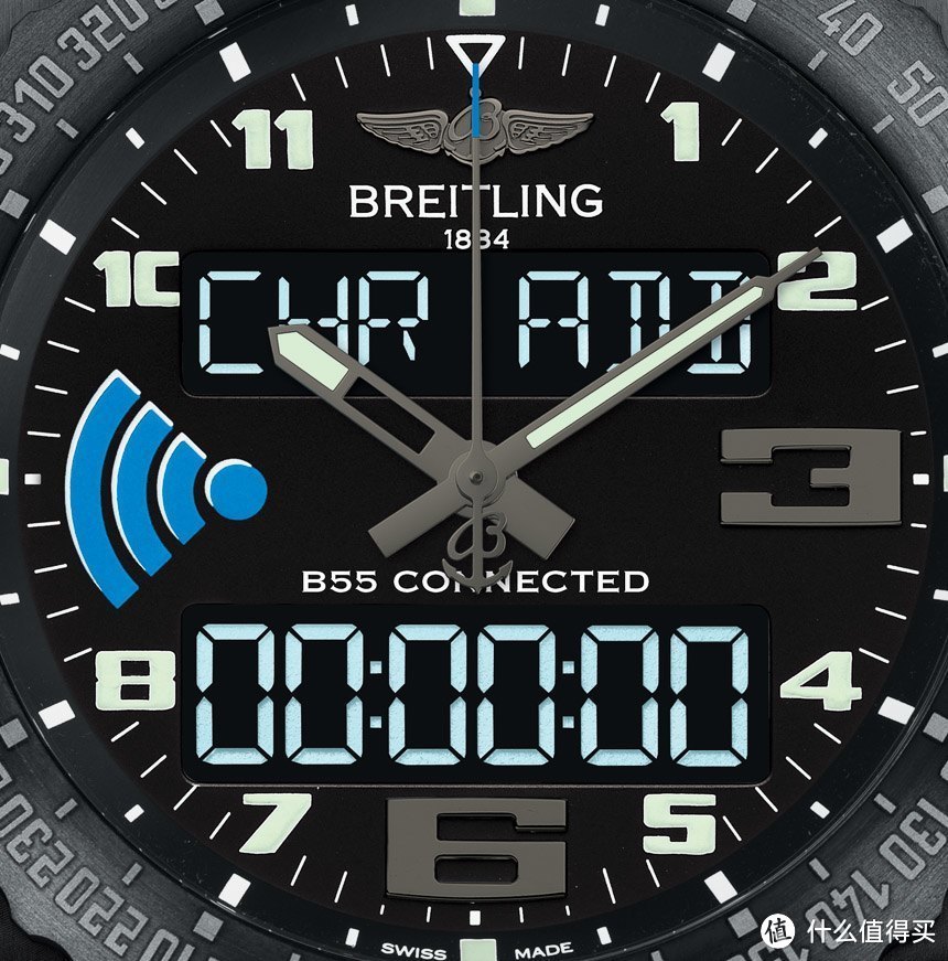 更专注于计时：BREITLING 百年灵 发布 B55 Connected 智能腕表