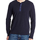 精细的做工：jack spade Harrison Ribbed Henley Sweater 男款针织衫