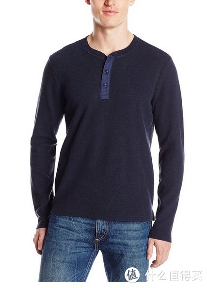 精细的做工：jack spade Harrison Ribbed Henley Sweater 男款针织衫