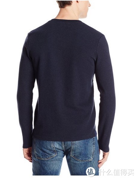 精细的做工：jack spade Harrison Ribbed Henley Sweater 男款针织衫