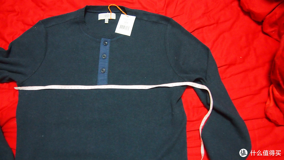 精细的做工：jack spade Harrison Ribbed Henley Sweater 男款针织衫