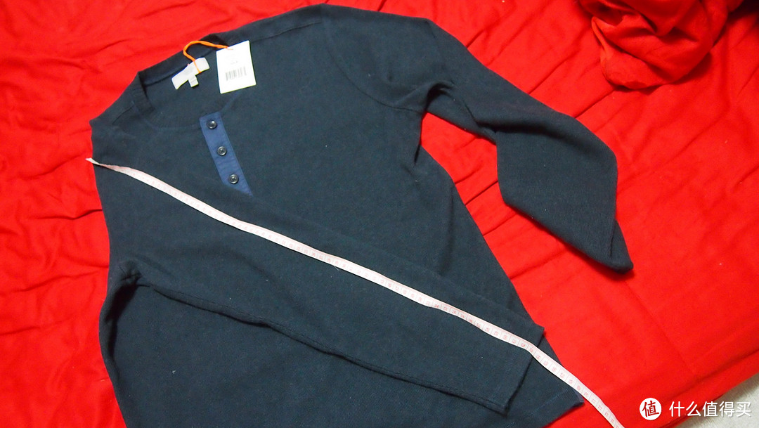 精细的做工：jack spade Harrison Ribbed Henley Sweater 男款针织衫