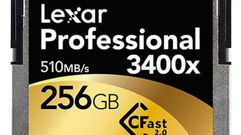 读取速度510MB/S你怕不怕：Lexar 雷克沙 推出 Professional 3400x CFast 2.0 存储卡