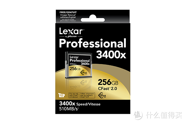 读取速度510MB/S你怕不怕：Lexar 雷克沙 推出 Professional 3400x CFast 2.0 存储卡