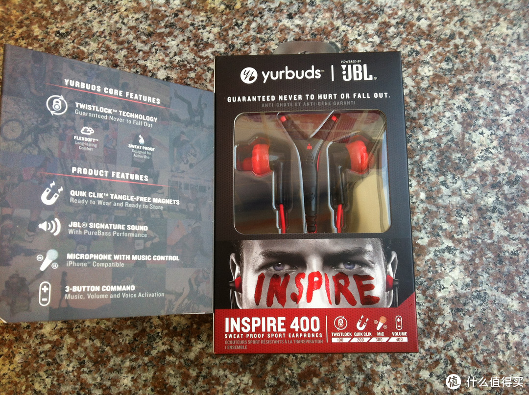 跑步好助手：Yurbuds inspire 400 运动耳机