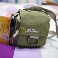 国家地理（探索者系列）NG 2342 小型单肩摄影包外观展示(防伪标|拉链|夹垫|口袋)