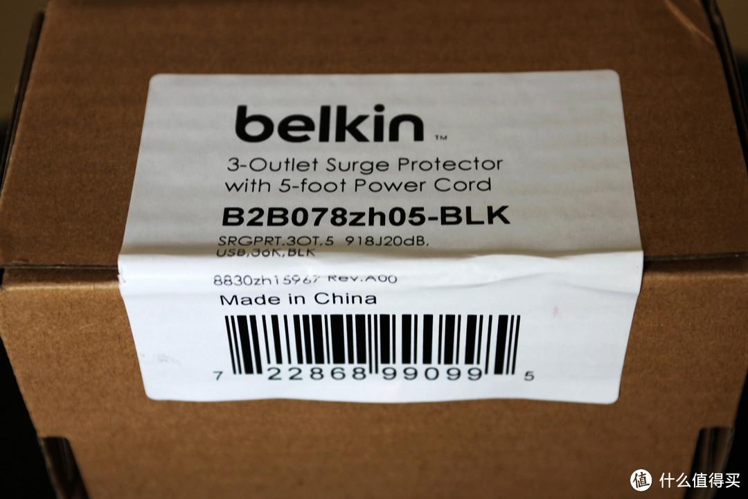 居家旅行电源好帮手：BELKIN 贝尔金 3口供电3口USB插座