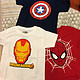  钢铁侠、蜘蛛侠、美队集结！MARVEL 漫威 Logo Tee 3 Pack 男童纯棉T恤三件套　