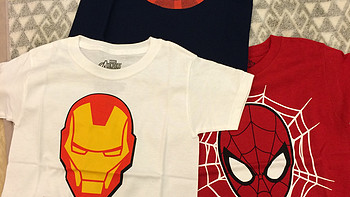 钢铁侠、蜘蛛侠、美队集结！MARVEL 漫威 Logo Tee 3 Pack 男童纯棉T恤三件套