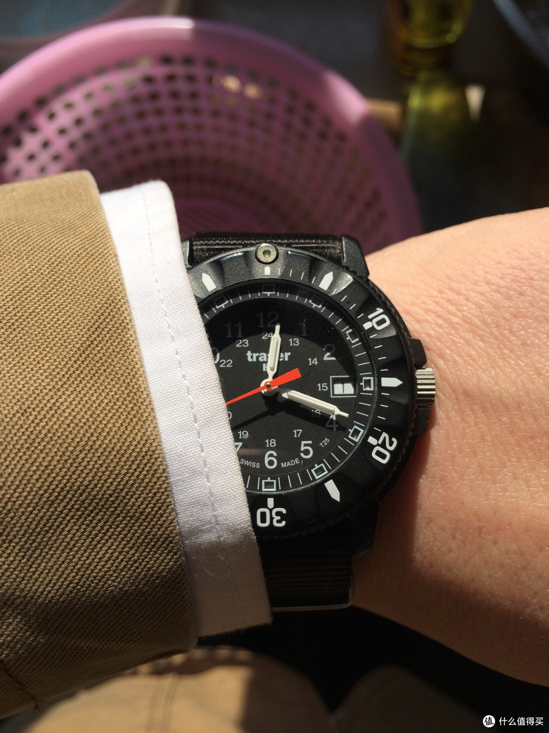 海淘 Traser CODE BLUE Watch TRITIUM Light Source 男款腕表 P6508