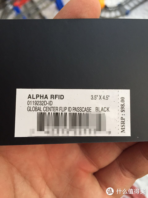 Tumi Men's Alpha Global Center Flip ID Passcase 钱包